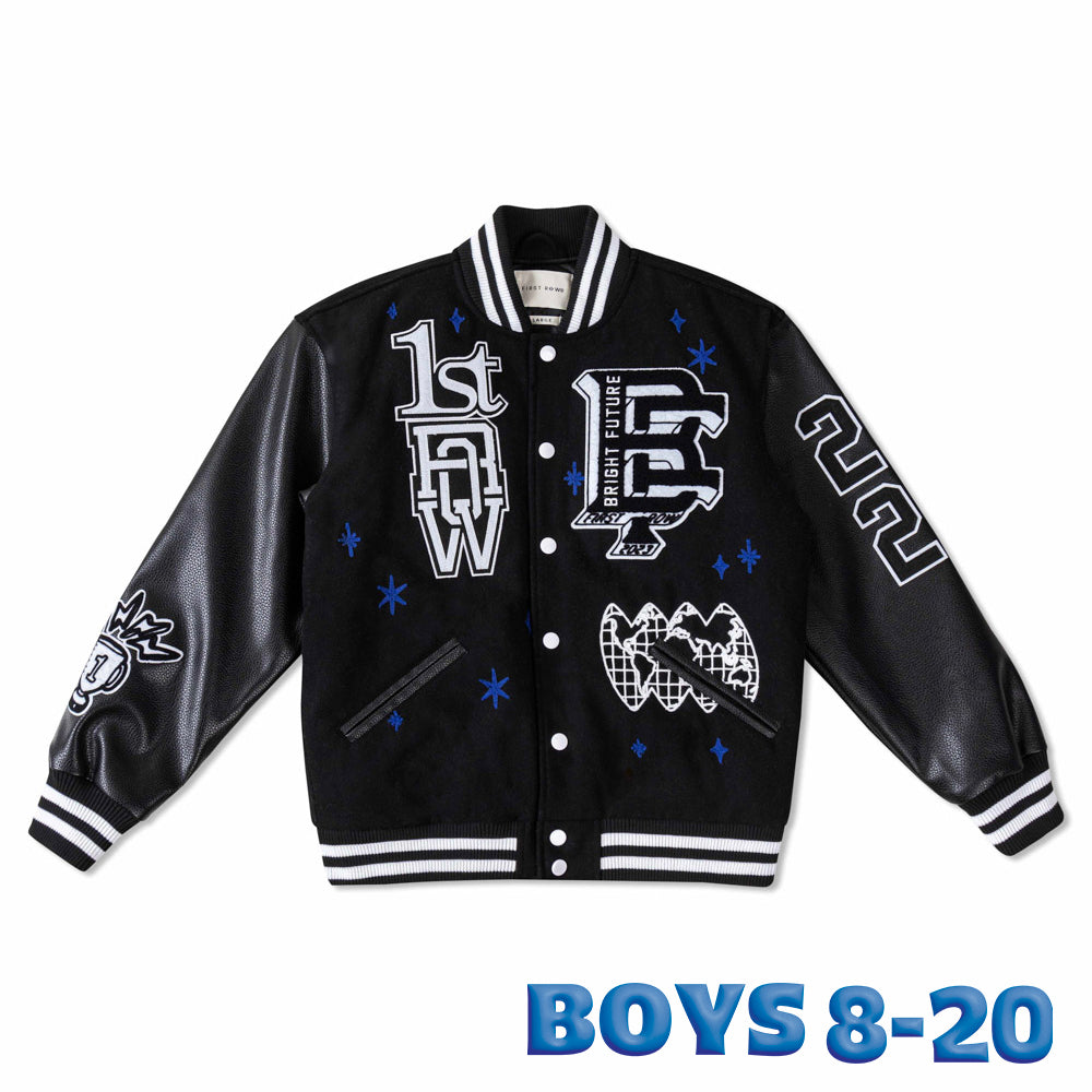 MONO BRIGHT FUTURE VARSITY JACKET - BOYS 8-20 | First Row