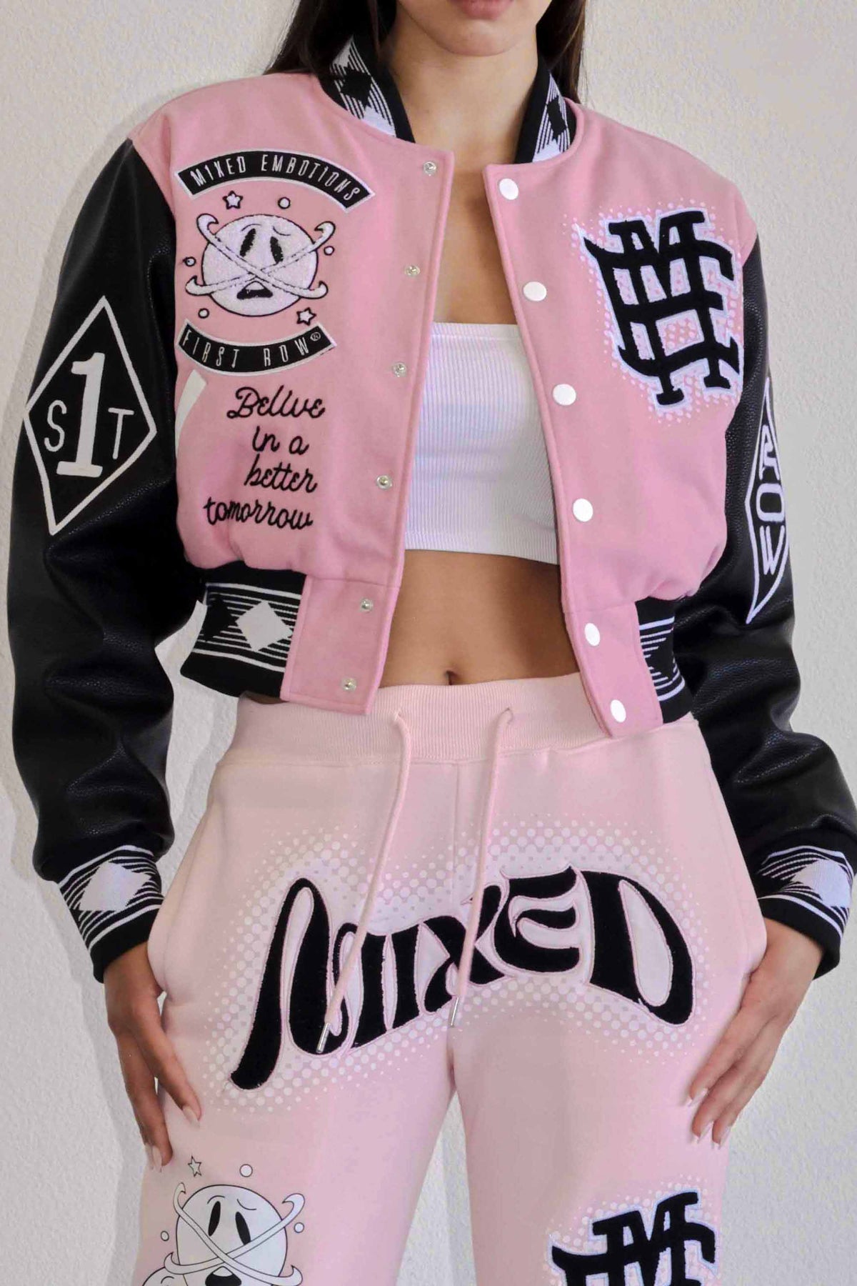 HAVISM ■ ROSE LLF VARSITY JACKET ジャケット OIympia Red Velvet Roses Varsity Jacket – OlympiaGear