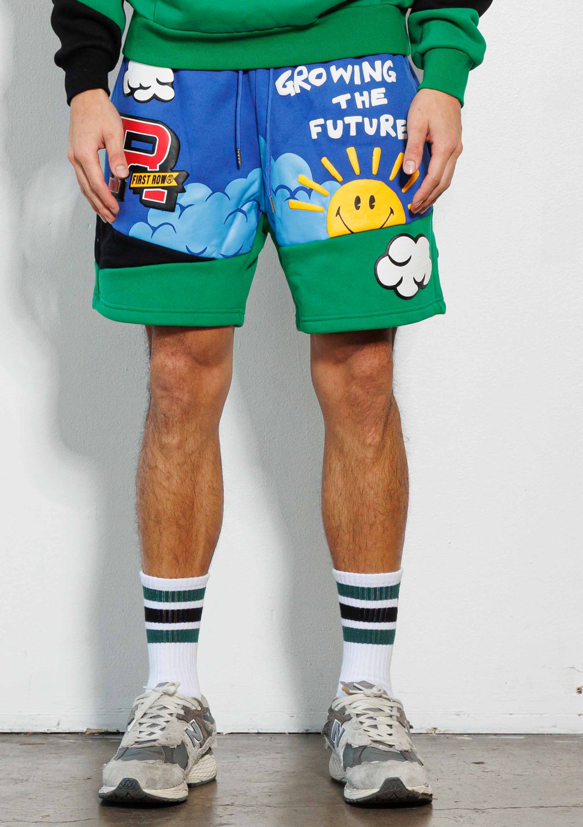 Mens shop graphic shorts
