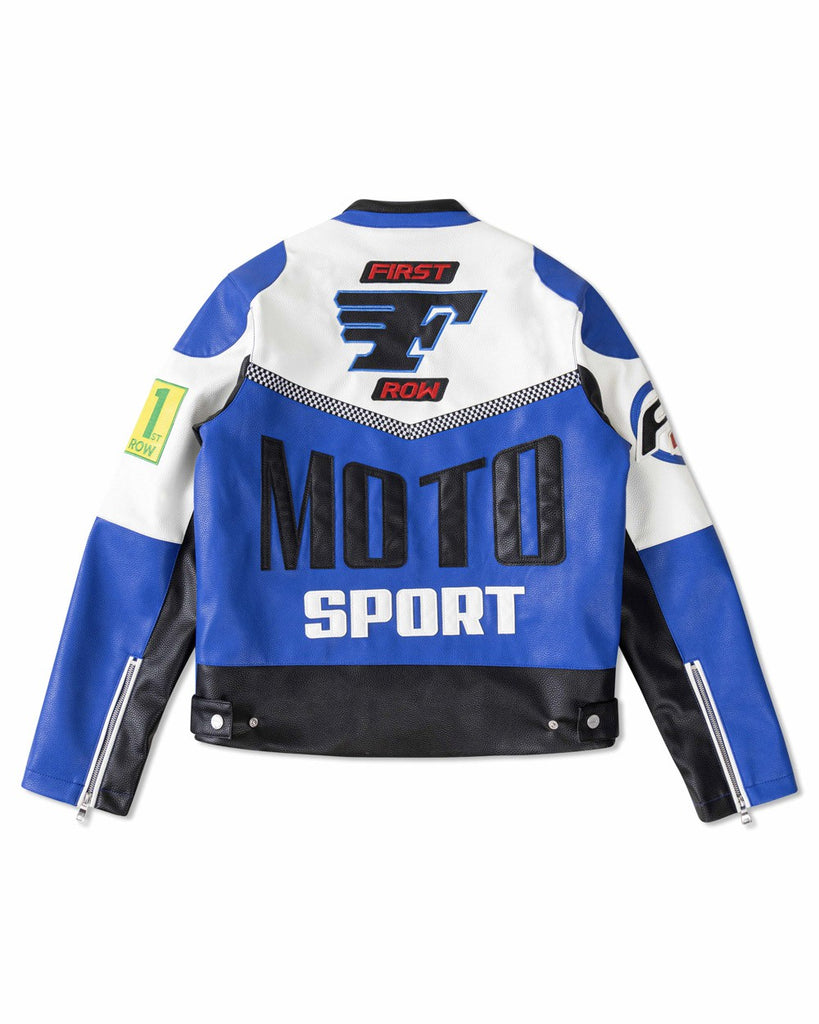 LEATHER RACING  JACKET