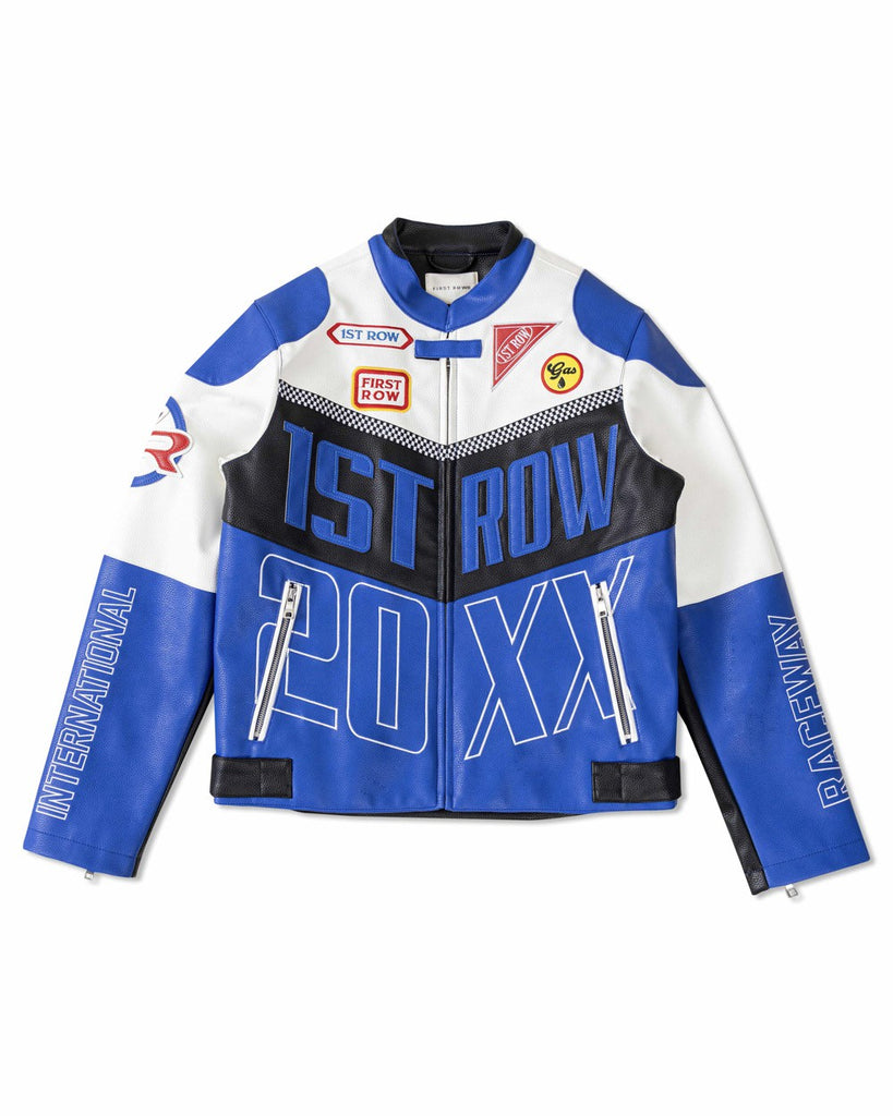 LEATHER RACING  JACKET