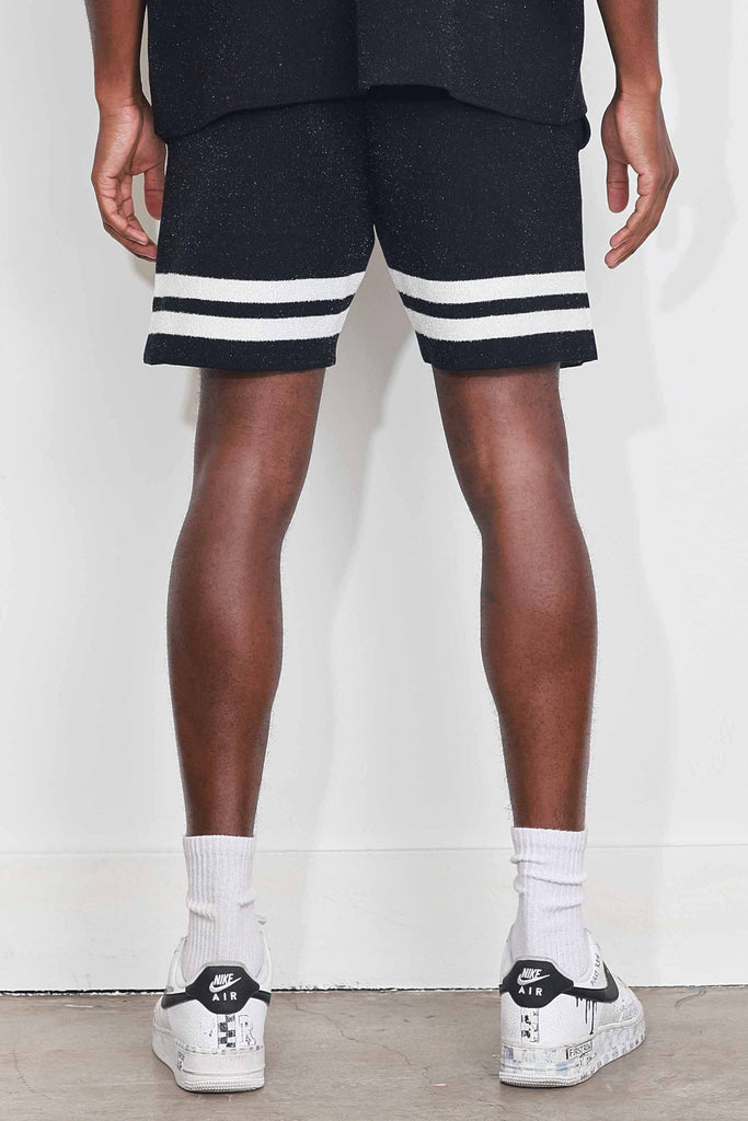 BRIGHT FUTURE VARSITY JACQUARD KNIT SHORTS