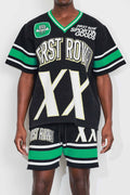 FR SPORTING VARSITY JACQUARD KNIT TEE