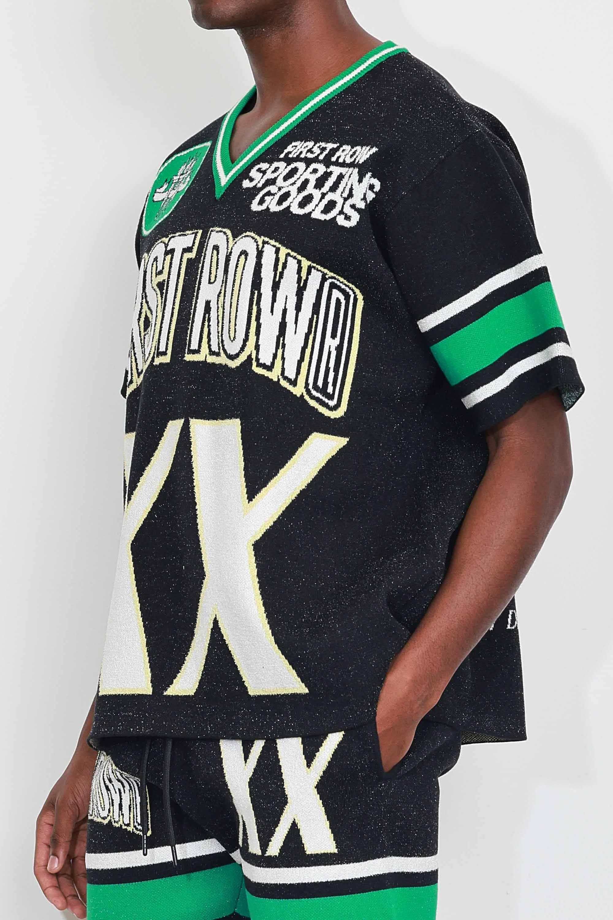 FR SPORTING VARSITY JACQUARD KNIT TEE