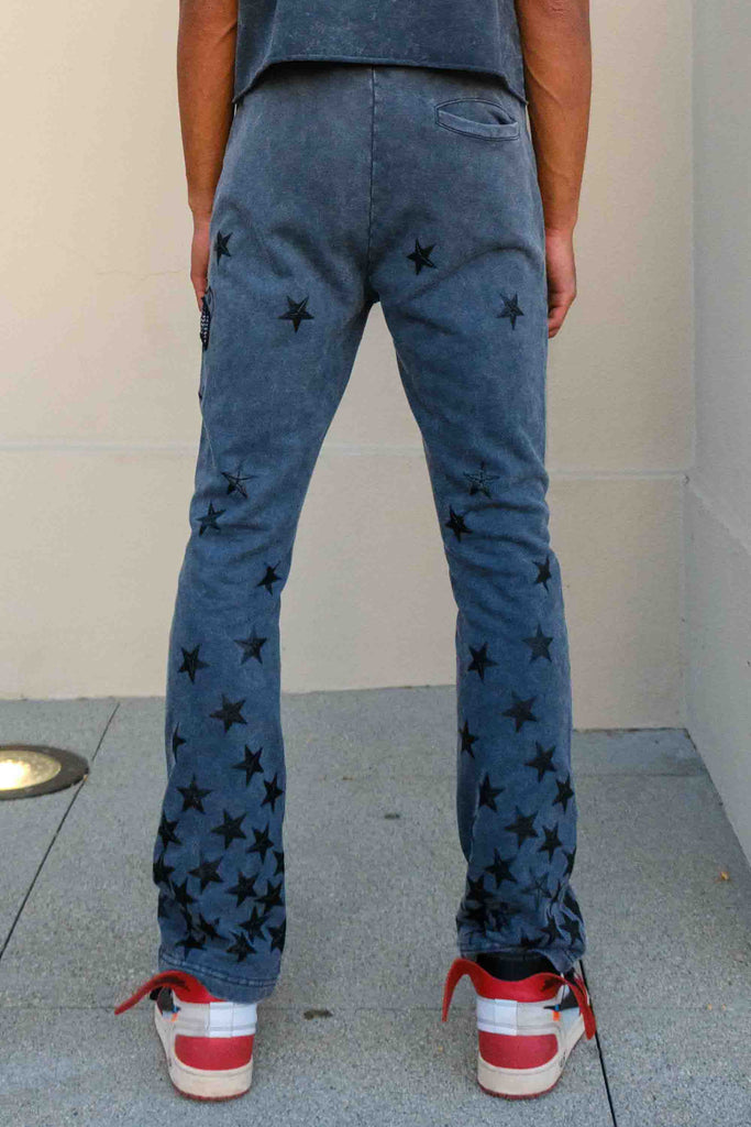 MADE IN HEAVEN GATHERED STAR STACK JOGGER