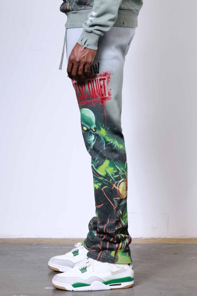 CAUTION NOT SO QUIET GHOST RIDER FLARE JOGGER