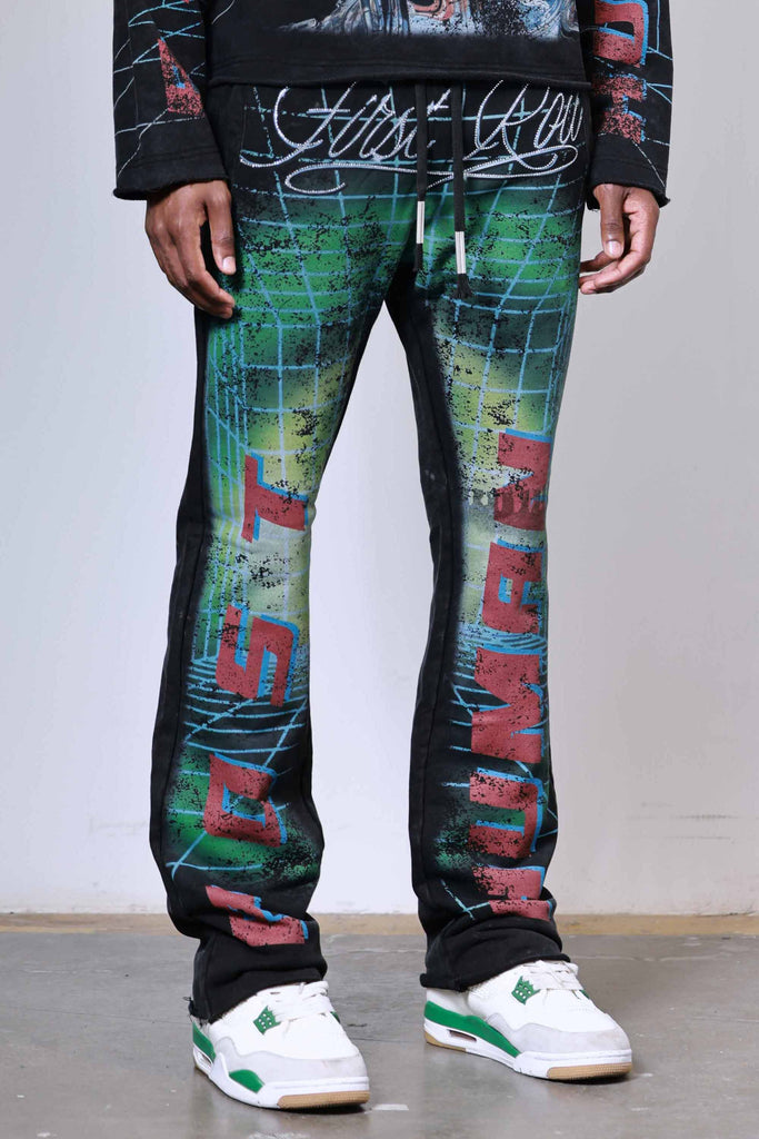 POST HUMAN MATRIX FLARE JOGGER