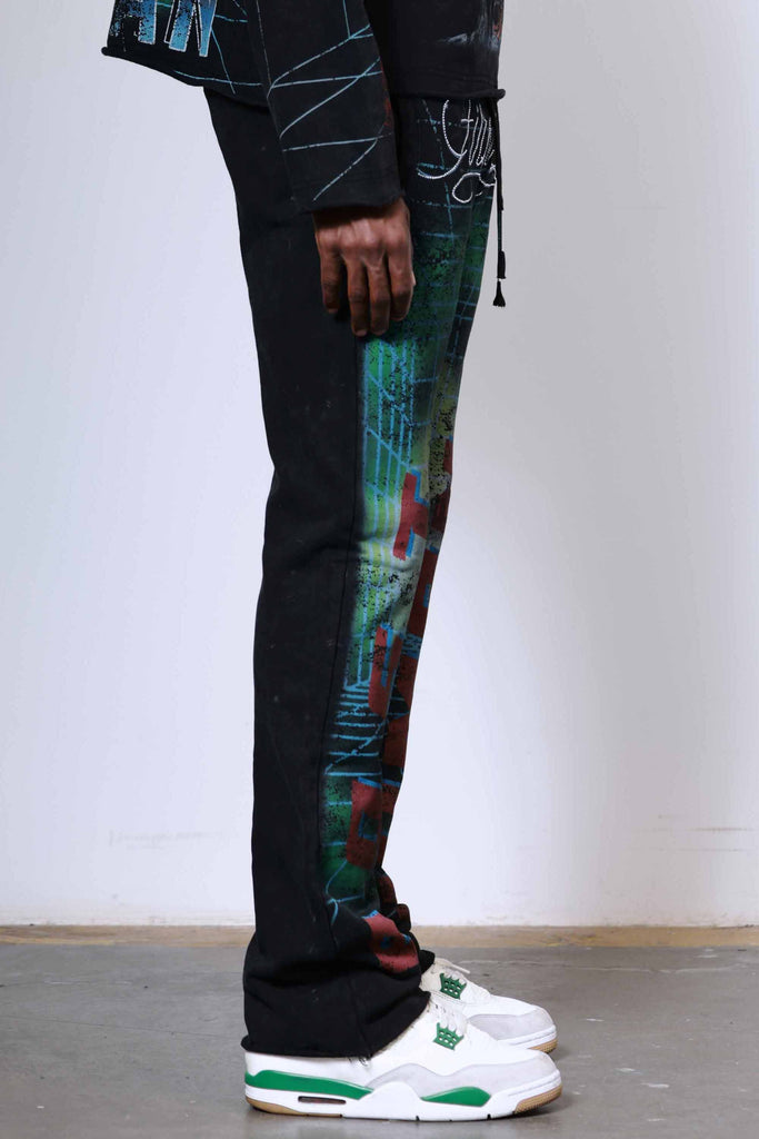 POST HUMAN MATRIX FLARE JOGGER