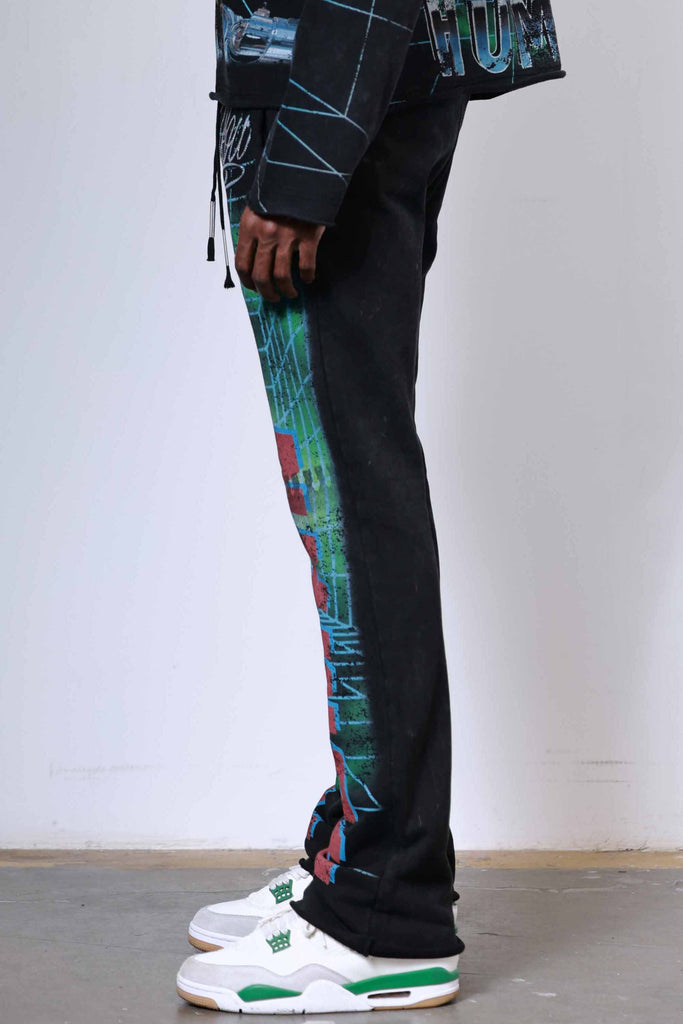 POST HUMAN MATRIX FLARE JOGGER