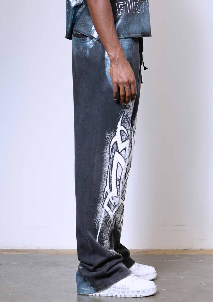 Y2K TRIBAL BAGGY JOGGER