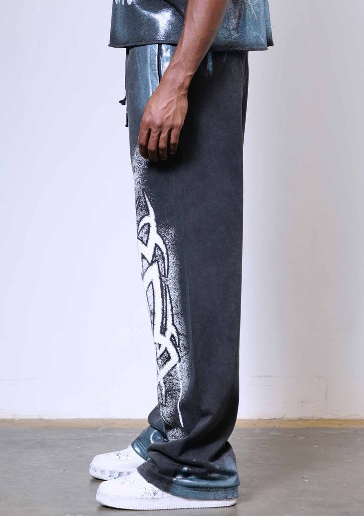 Y2K TRIBAL BAGGY JOGGER