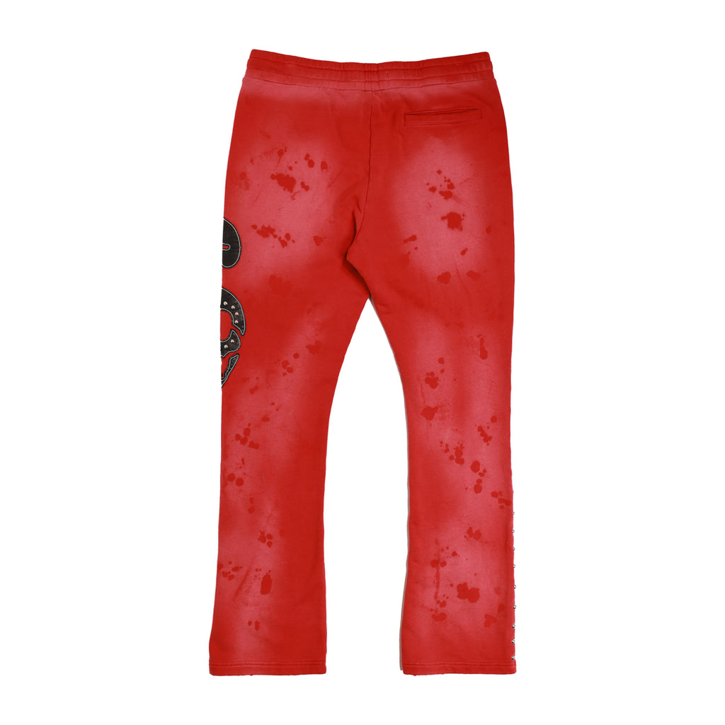 WAKE UP AND BE FIERCE APPLIQUE STACK JOGGER