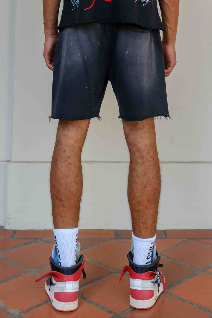 FAITH DEALER A SACRED VOW HALO SHORTS