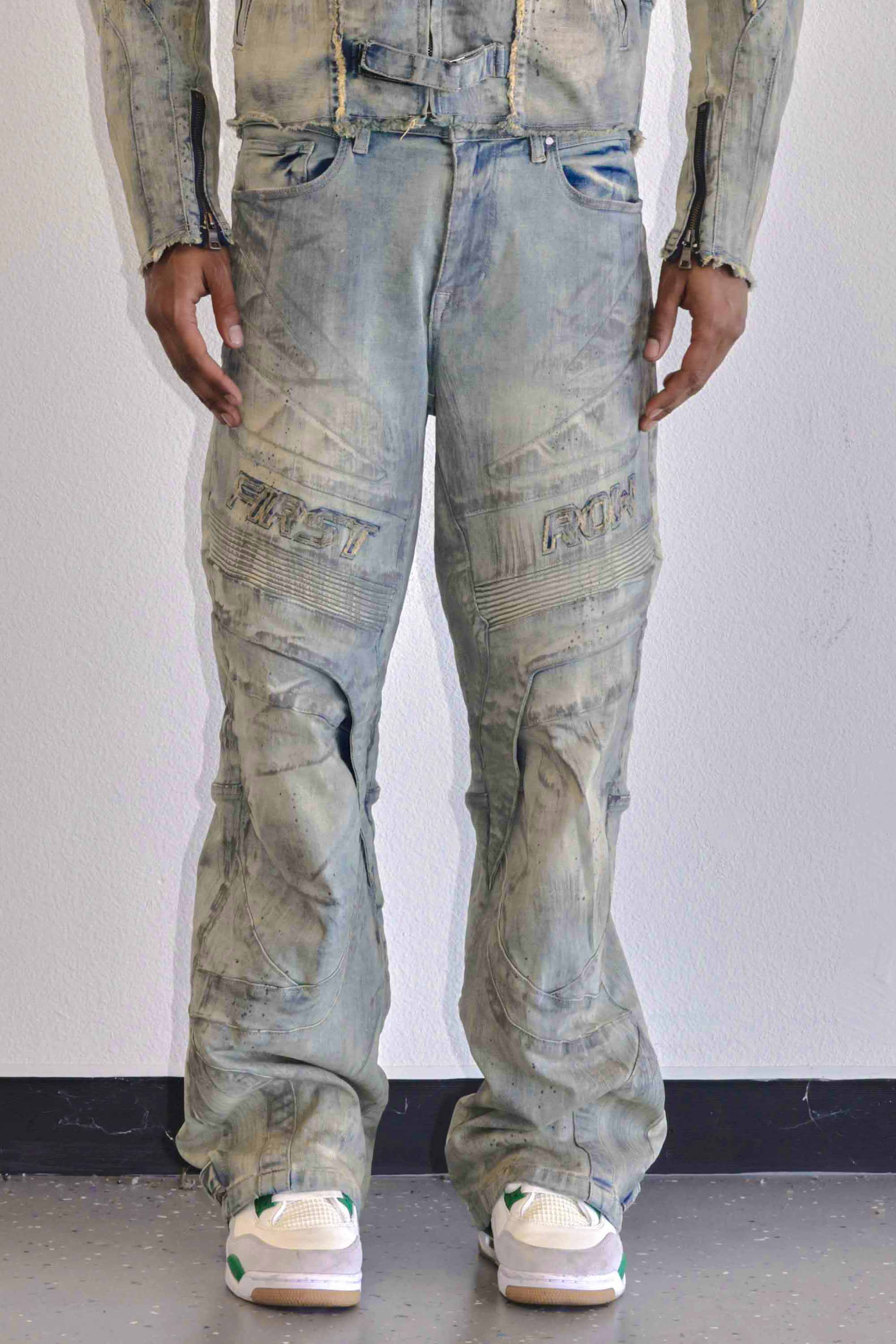 MOTOR RACING Y2K DENIM PANTS