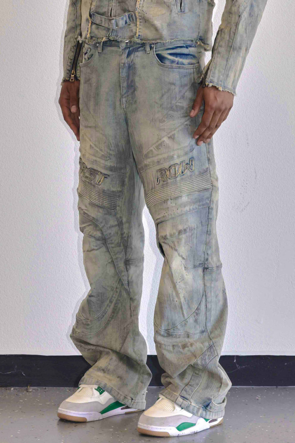 MOTOR RACING Y2K DENIM PANTS