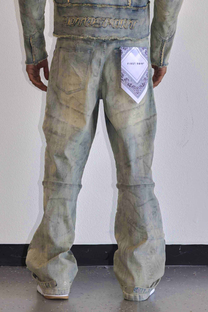 MOTOR RACING Y2K DENIM PANTS