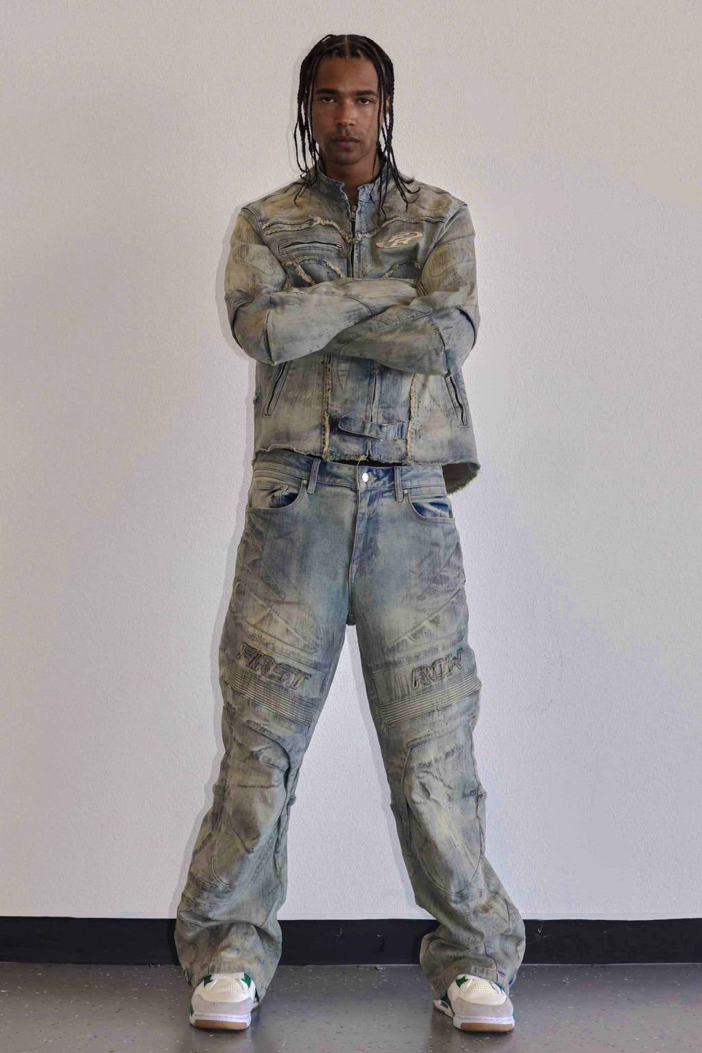MOTOR RACING Y2K DENIM PANTS