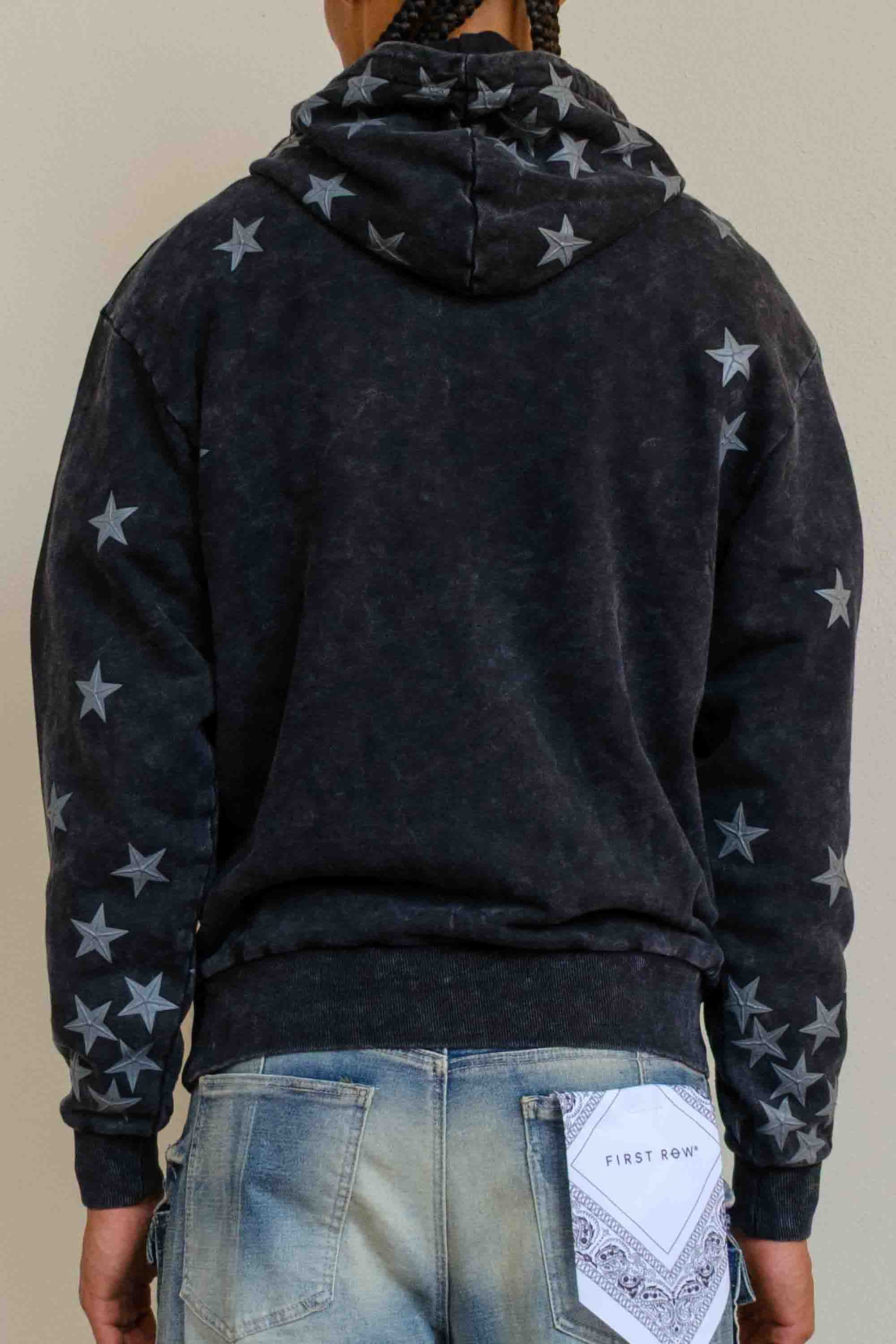 MADE IN HEAVEN GATHERED STAR HOODIE