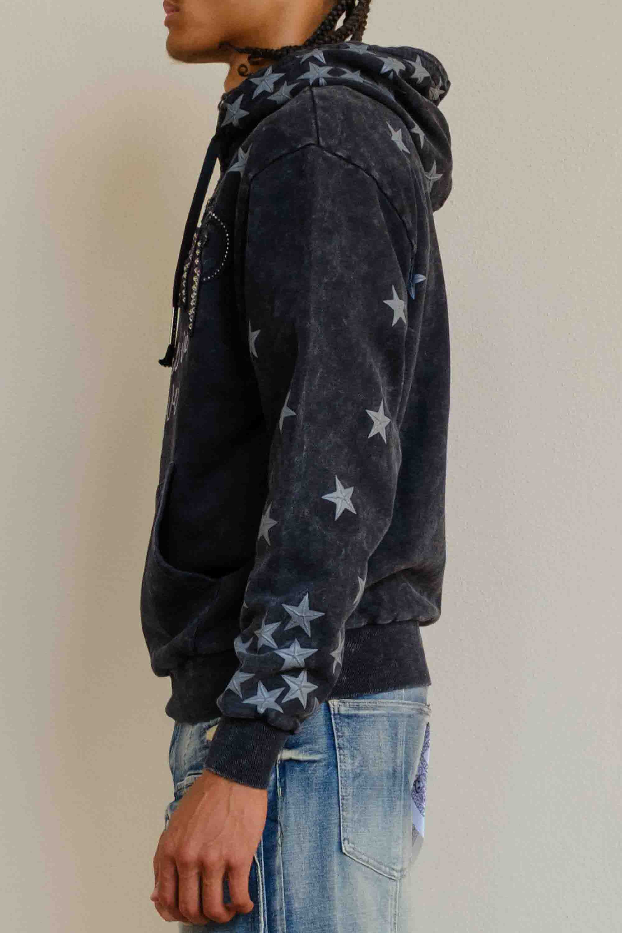 MADE IN HEAVEN GATHERED STAR HOODIE