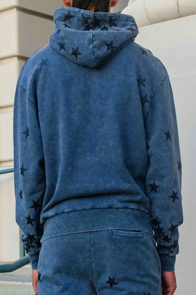 MADE IN HEAVEN GATHERED STAR HOODIE