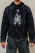 BEWARE WAKE UP & BE FIERCE SCORPION HOODIE
