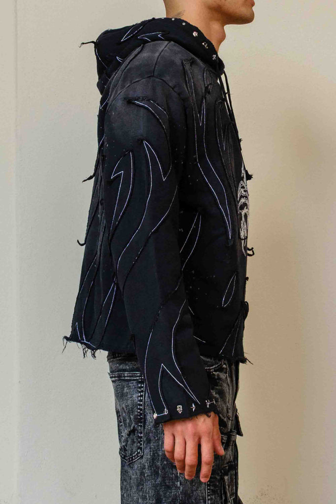 [FRF2211] BEWARE WAKE UP & BE FIERCE SCORPION HOODIE
