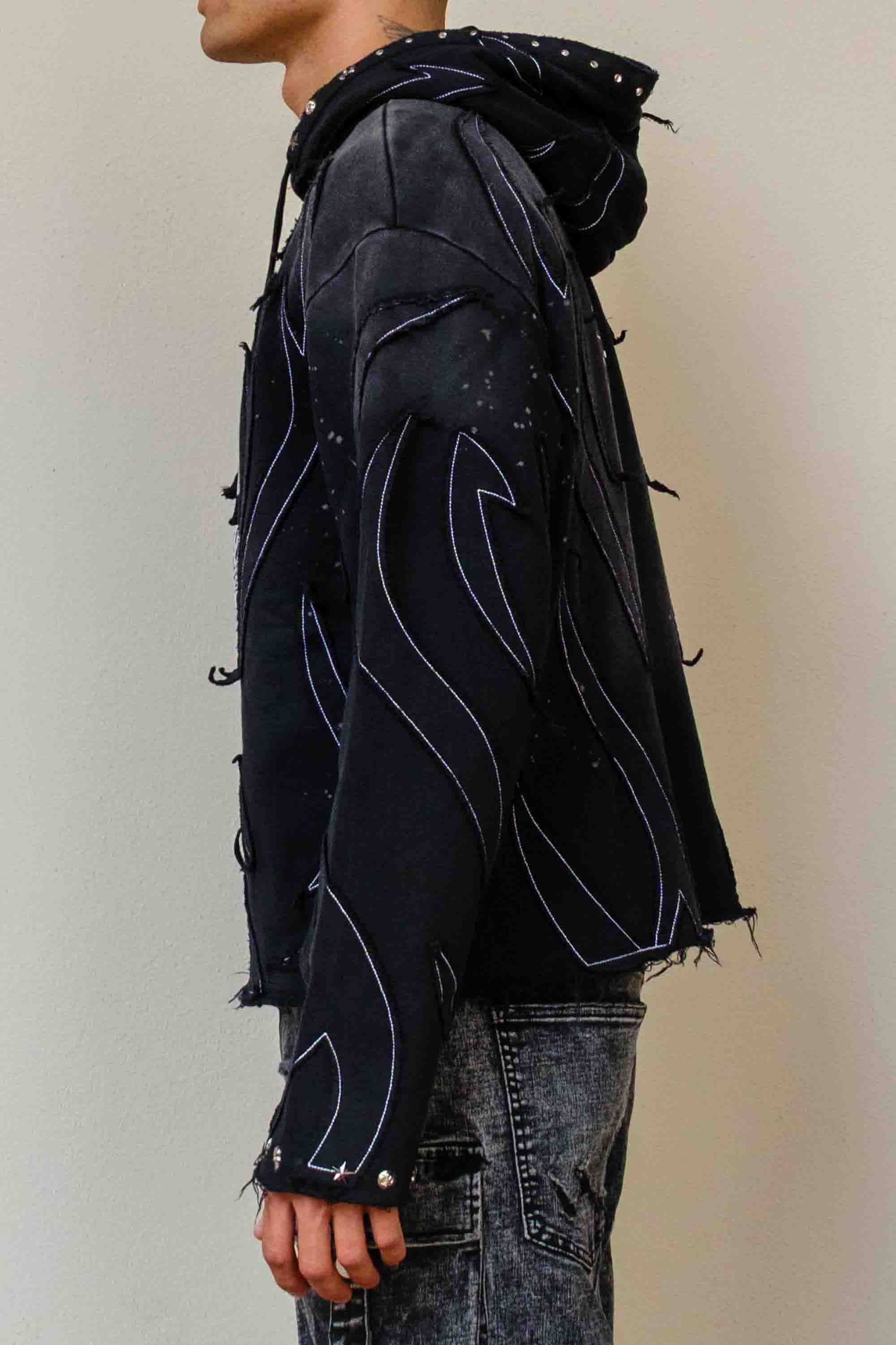 BEWARE WAKE UP & BE FIERCE SCORPION HOODIE