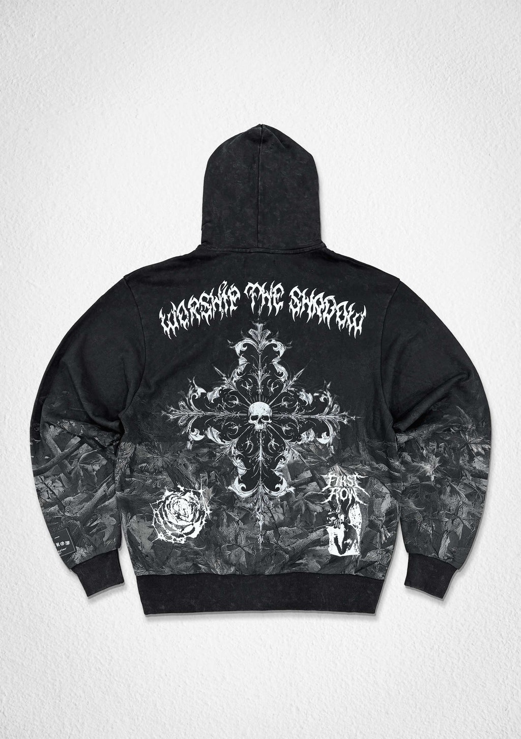 SHADOW WORSHIP FLAME RITUAL FULLZIP HOODIE