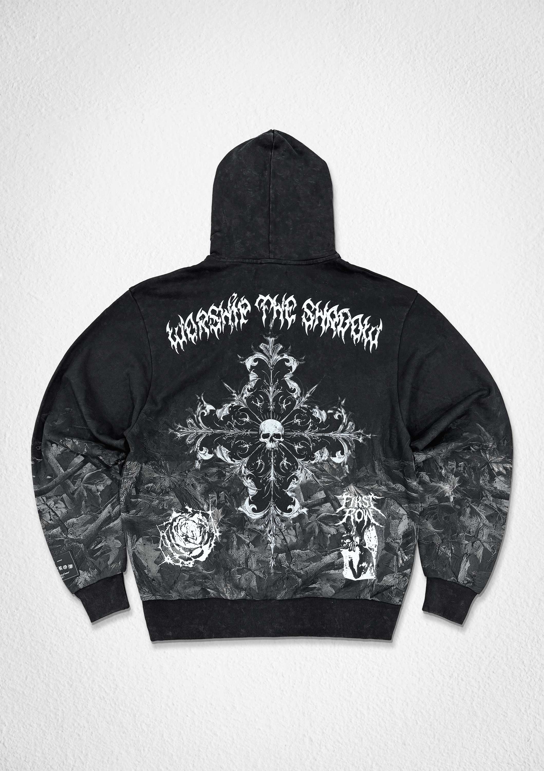 SHADOW WORSHIP FLAME RITUAL FULLZIP HOODIE