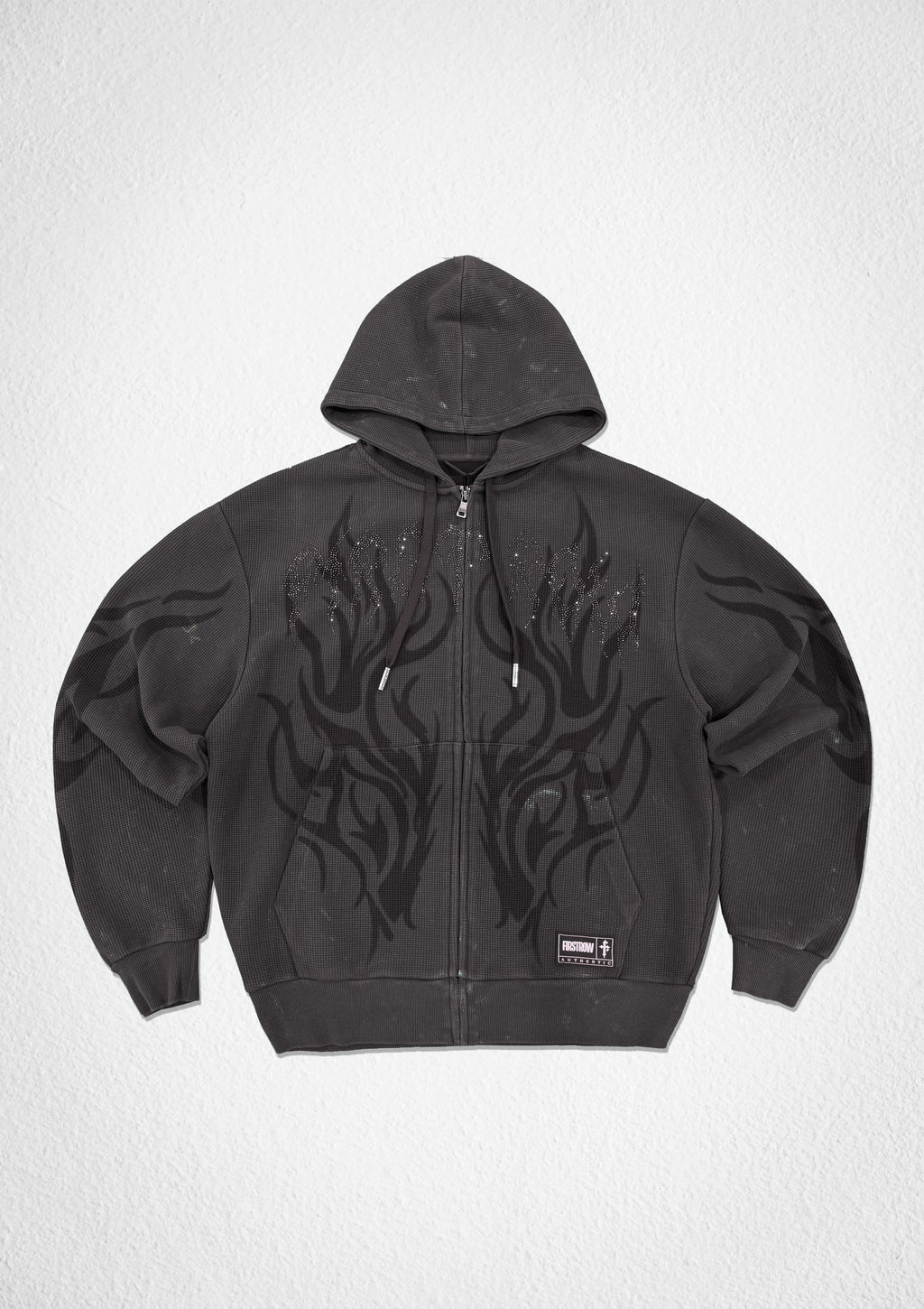 SHADOW WORSHIP BLACK FLAME HOODIE