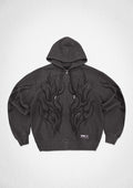 SHADOW WORSHIP BLACK FLAME HOODIE