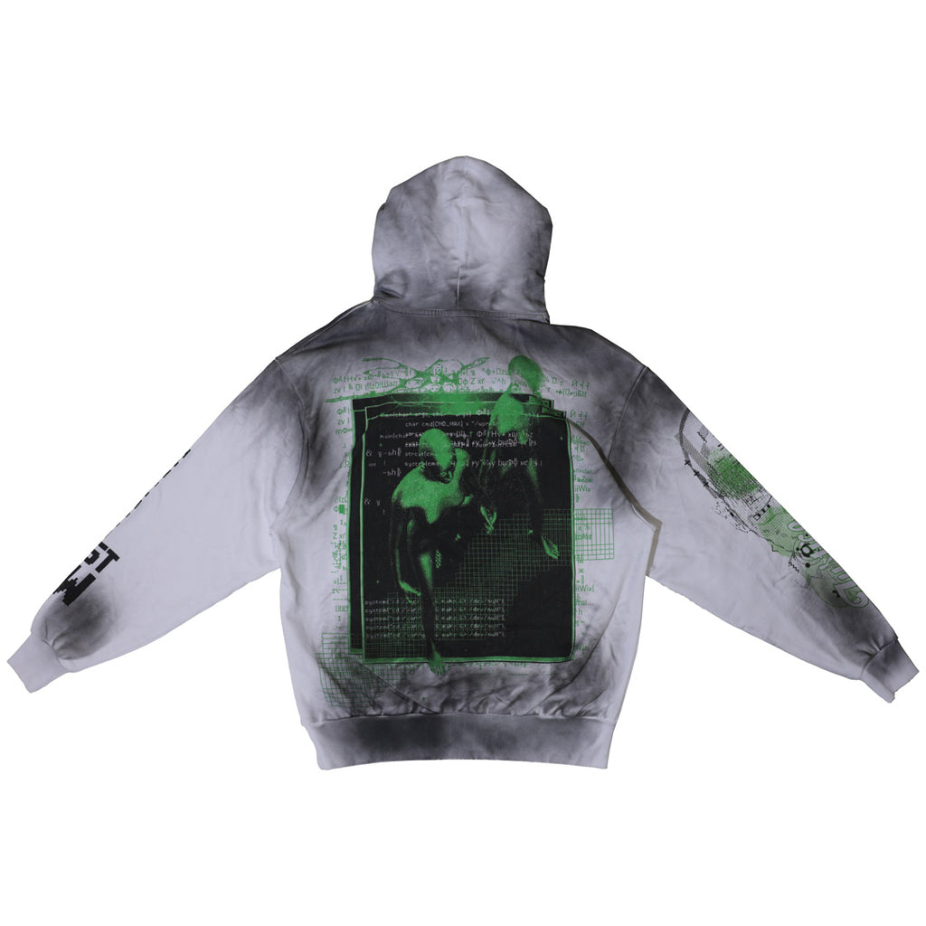 INTELLECTUAL PROPERTY SPRAYED HOODIE