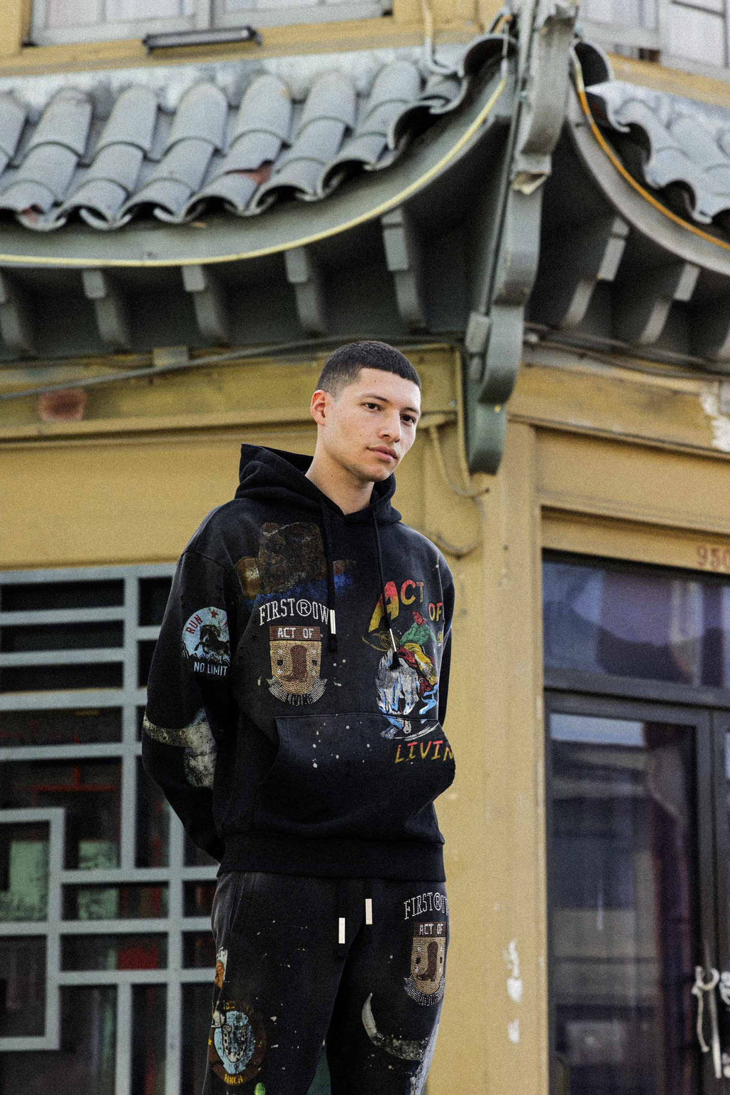 ACT OF LIVING RODEO WASHED HOODIE