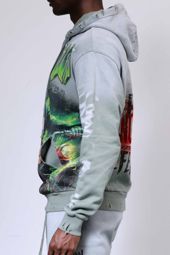 CAUTION NOT SO QUIET GHOST RIDER HOODIE
