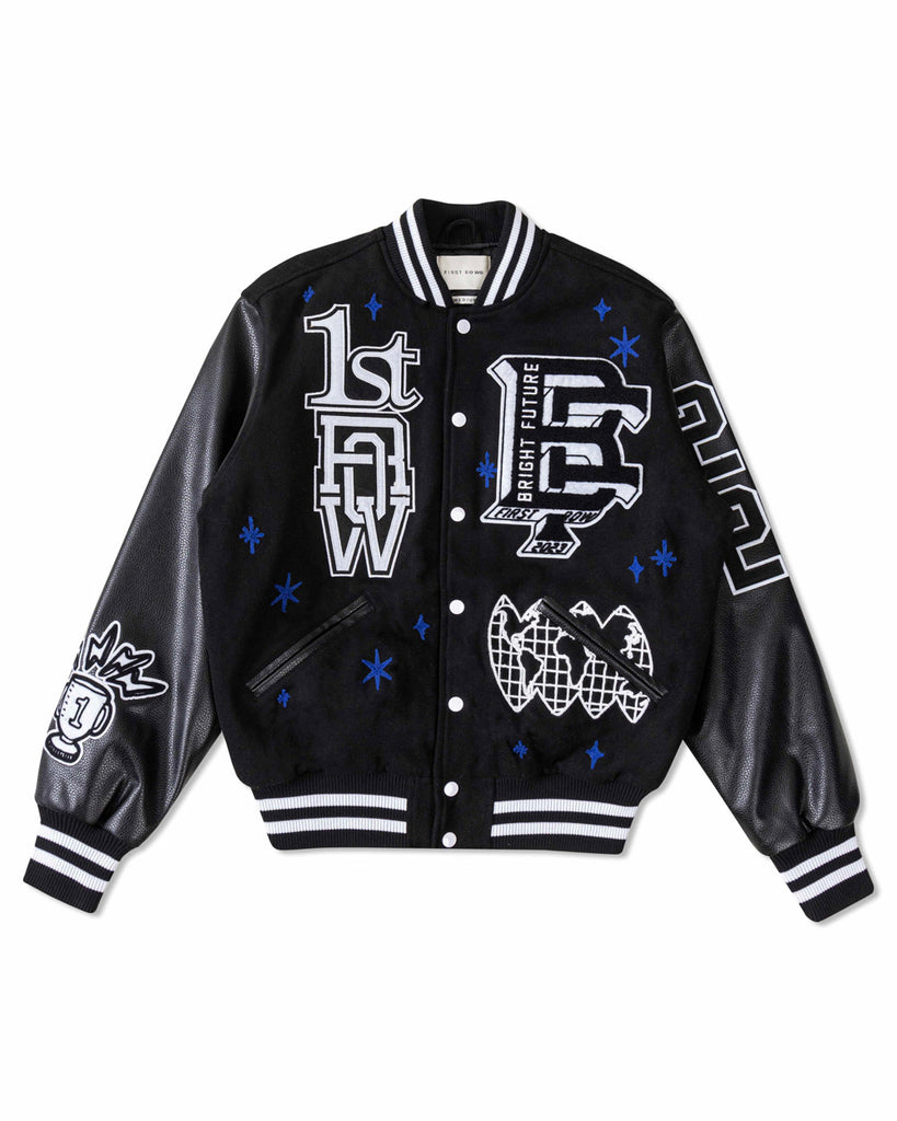 MONO BRIGHT FUTURE  VARSITY JACKET