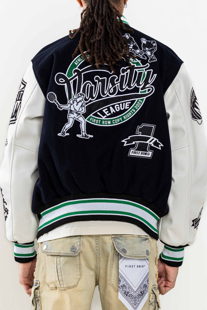 ALL FIELD THE BEST NEVER REST  VARSITY JACKET