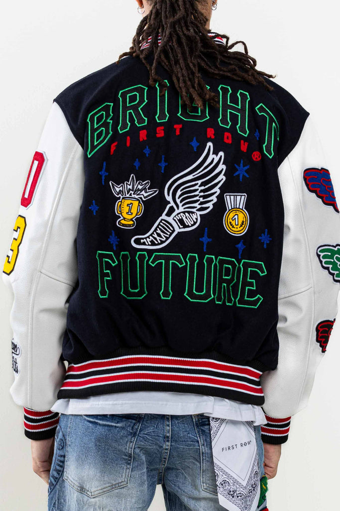 BRIGHT FUTURE  VARSITY JACKET