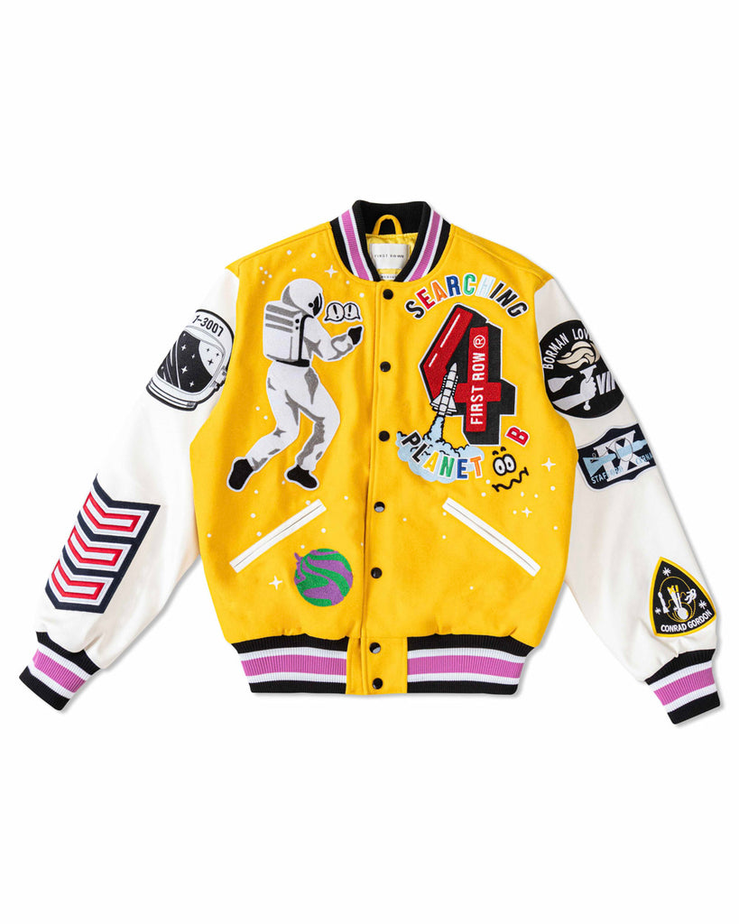 SEARCHING PLANET B  VARSITY JACKET