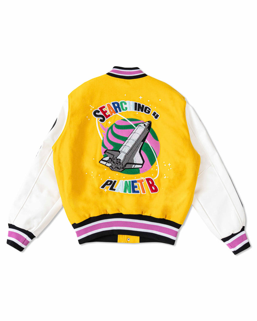 SEARCHING PLANET B  VARSITY JACKET