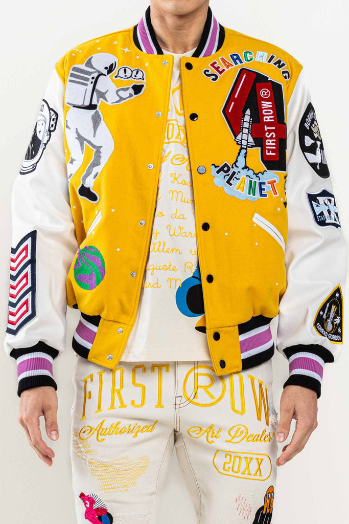 SEARCHING PLANET B  VARSITY JACKET
