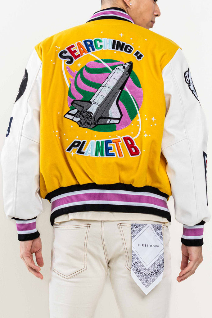 SEARCHING PLANET B  VARSITY JACKET