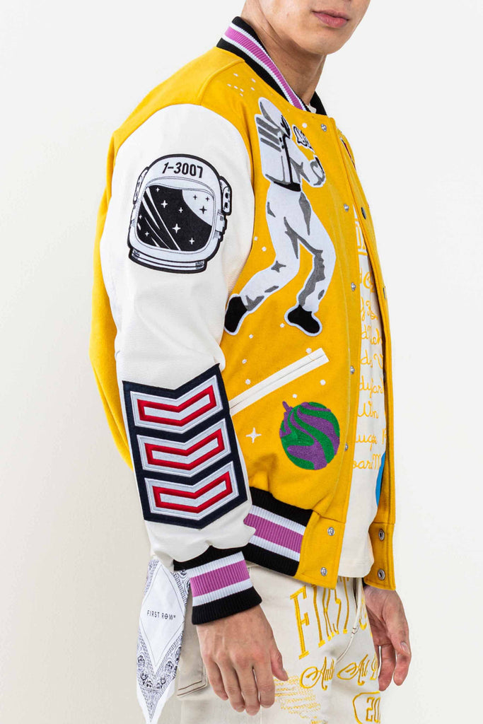 SEARCHING PLANET B  VARSITY JACKET