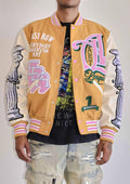 ART LEAGUE MULTI PATCHES VARSITY JACKET