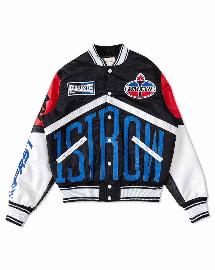 NYLON RIDER  VARSITY JACKET