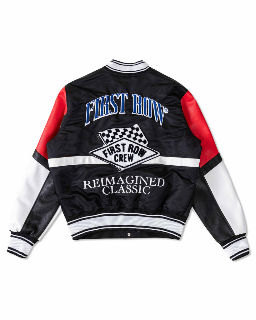 NYLON RIDER  VARSITY JACKET