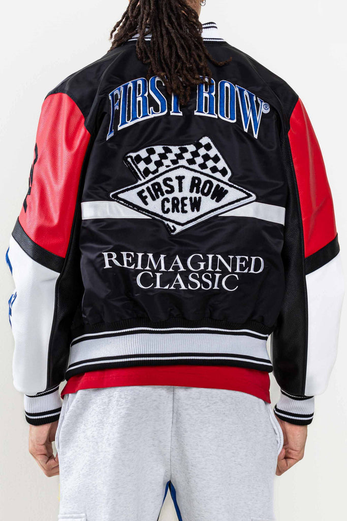 NYLON RIDER  VARSITY JACKET