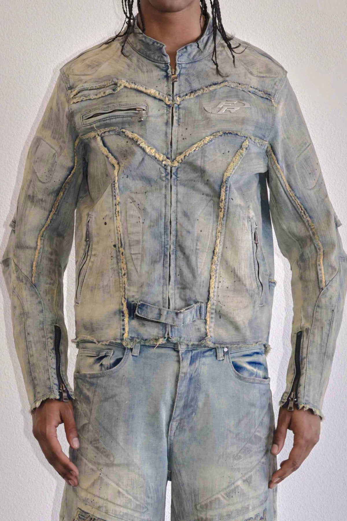 MOTOR RACING DENIM JACKET | First Row