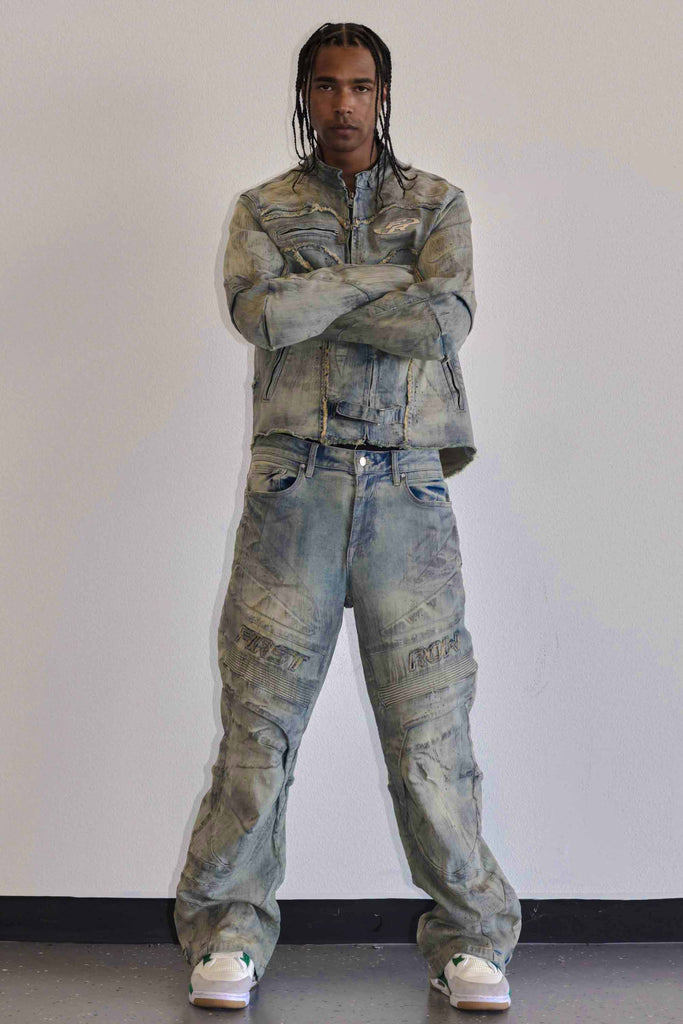 MOTOR RACING DENIM JACKET