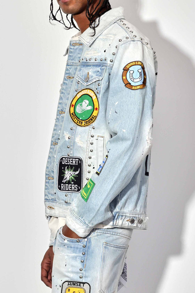 ACT OF LIVING RODEO WASHED DENIM JACKET
