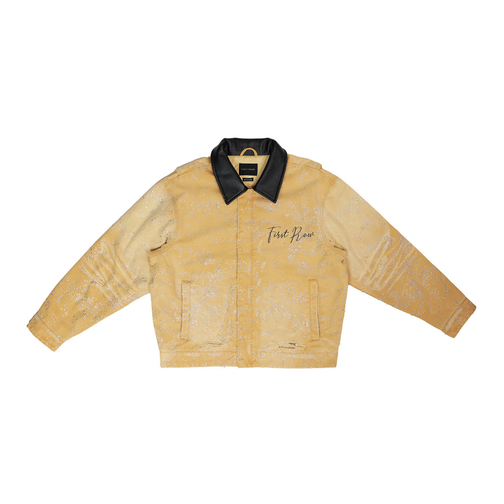 ALLOVER RHINE STONE WORKWEAR JACKET